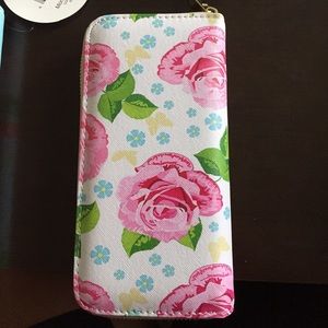 Floral pink Flower Wallet